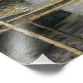 Gustave Caillebotte – アルジェンテウイルのセーリングボート フォトプリント (角)