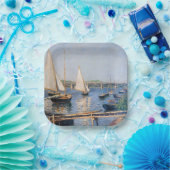 Gustave Caillebotte – アルジェンテウイルのセーリングボート ペーパープレート (パーティー)