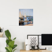 Gustave Caillebotte – アルジェンテウイルのセーリングボート ポスター (ホームオフィス)