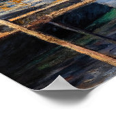 Gustave Caillebotte – アルジェンテウイルのセーリングボート ポスター (角)