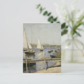 Gustave Caillebotte – アルジェンテウイルのセーリングボート ポストカード (スタンド正面)