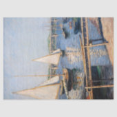 Gustave Caillebotte – アルジェンテウイルのセーリングボート 薄葉紙 (正面)