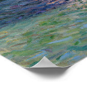 Gustave Caillebotte – アルジェンテウイル&セーヌの橋 ポスター (角)