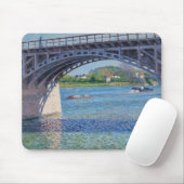 Gustave Caillebotte – アルジェンテウイル&セーヌの橋 マウスパッド (マウス)