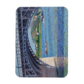 Gustave Caillebotte – アルジェンテウイル&セーヌの橋 マグネット (縦)
