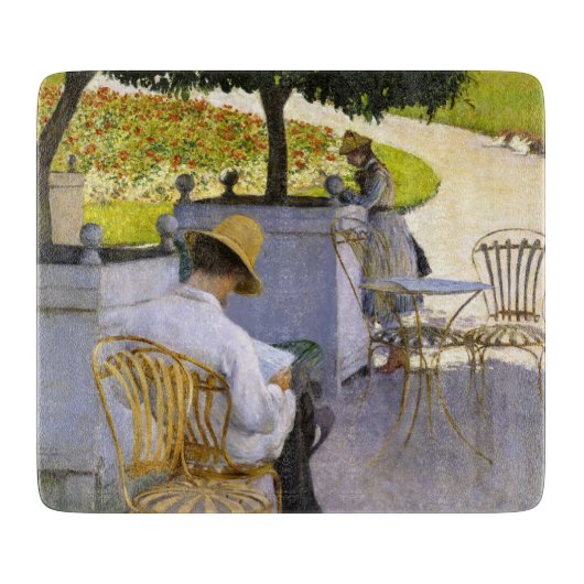 Gustave Caillebotte – オレンジ色の木 カッティングボード (正面)