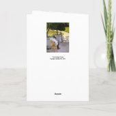 Gustave Caillebotte – オレンジ色の木 カード (裏面)