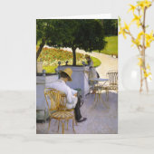 Gustave Caillebotte – オレンジ色の木 カード (黄色い花)