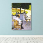 Gustave Caillebotte – オレンジ色の木 キャンバスプリント (インサイチュ (ウッドフロア))