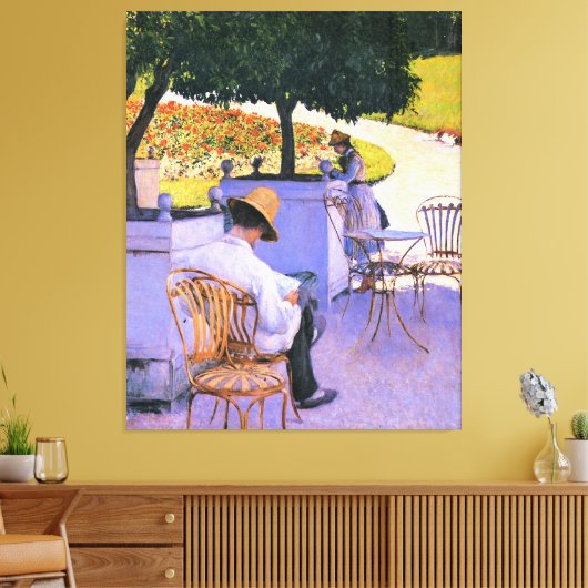 Gustave Caillebotte – オレンジ色の木 キャンバスプリント (インサイチュ (リビング))