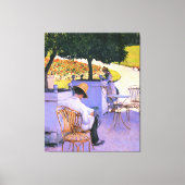 Gustave Caillebotte – オレンジ色の木 キャンバスプリント (正面)