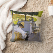 Gustave Caillebotte – オレンジ色の木 クッション (ブランケット)