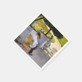 Gustave Caillebotte – オレンジ色の木 スタンダードカクテルナプキン (角)