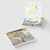 Gustave Caillebotte – オレンジ色の木 ストーンコースター (横)