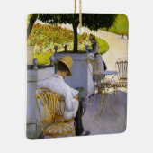 Gustave Caillebotte – オレンジ色の木 セラミックオーナメント (右)