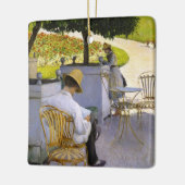 Gustave Caillebotte – オレンジ色の木 セラミックオーナメント (左)
