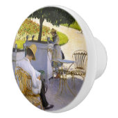 Gustave Caillebotte – オレンジ色の木 セラミックノブ (右)