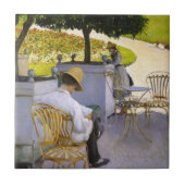 Gustave Caillebotte – オレンジ色の木 タイル (正面)