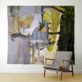 Gustave Caillebotte – オレンジ色の木 タペストリー (インサイチュ(横))