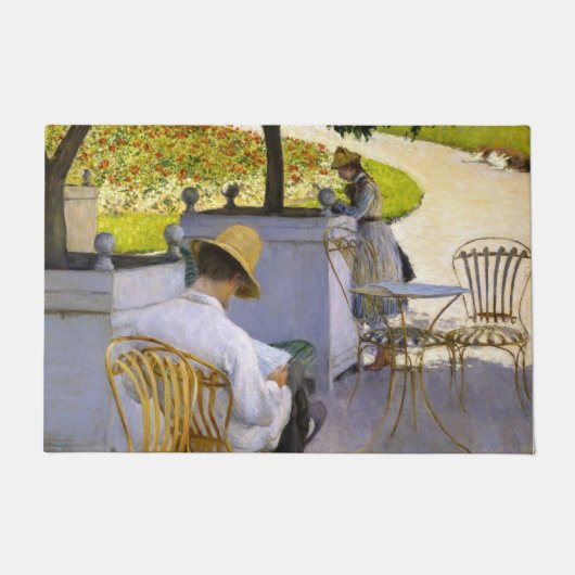 Gustave Caillebotte – オレンジ色の木 ドアマット (正面)