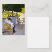 Gustave Caillebotte – オレンジ色の木 ノートカード (正面/裏面)