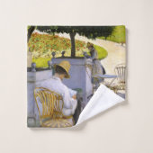 Gustave Caillebotte – オレンジ色の木 バスタオルセット (ウォッシュタオル)