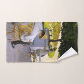 Gustave Caillebotte – オレンジ色の木 バスタオルセット (ハンドタオル)