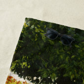 Gustave Caillebotte – オレンジ色の木 ビーチタオル (インサイチュ)