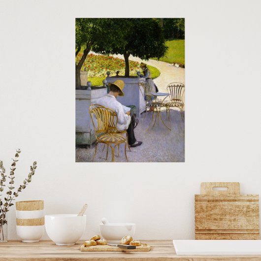 Gustave Caillebotte – オレンジ色の木 ポスター (キッチン)