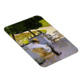 Gustave Caillebotte – オレンジ色の木 マグネット (右側)