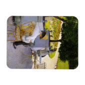 Gustave Caillebotte – オレンジ色の木 マグネット (横)