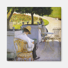 Gustave Caillebotte – オレンジ色の木 マグネット