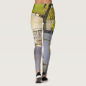 Gustave Caillebotte – オレンジ色の木 レギンス (裏面)