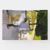 Gustave Caillebotte – オレンジ色の木 横断幕 (横)