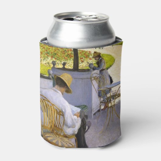 Gustave Caillebotte – オレンジ色の木 缶クーラー (缶正面)