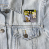 Gustave Caillebotte – オレンジ色の木 缶バッジ (インサイチュ)