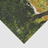 Gustave Caillebotte – オレンジ色の木 薄葉紙 (詳細)