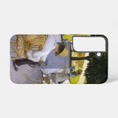 Gustave Caillebotte – オレンジ色の木 Samsung Galaxyケース (裏面横)