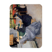 Gustave Caillebotte – カントリーサイドのポートレート マグネット (縦)