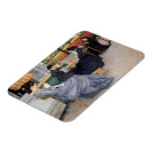 Gustave Caillebotte – カントリーサイドのポートレート マグネット (左側)