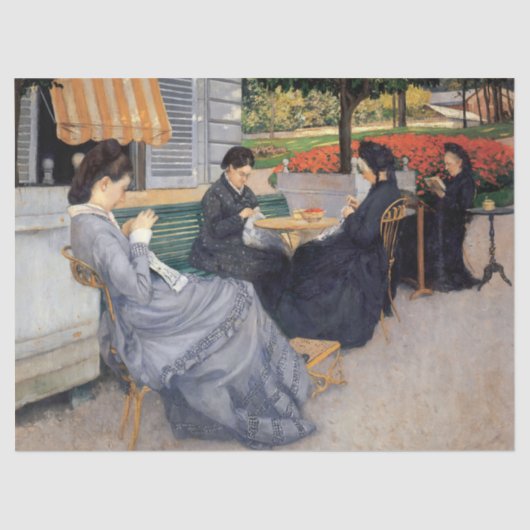 Gustave Caillebotte – カントリーサイドのポートレート 薄葉紙 (正面)