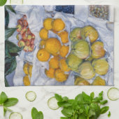 Gustave Caillebotte – スタンドにフルーツを飾る キッチンタオル (折り畳み)