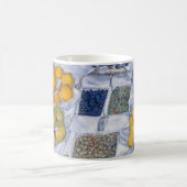 Gustave Caillebotte – スタンドにフルーツを飾る コーヒーマグカップ (中央)