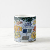 Gustave Caillebotte – スタンドにフルーツを飾る コーヒーマグカップ (中央)