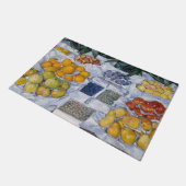 Gustave Caillebotte – スタンドにフルーツを飾る ドアマット (アングル)