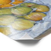 Gustave Caillebotte – スタンドにフルーツを飾る フォトプリント (角)