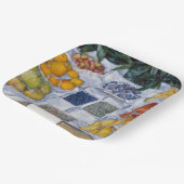 Gustave Caillebotte – スタンドにフルーツを飾る ペーパープレート (傾斜あり)