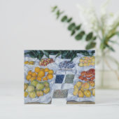 Gustave Caillebotte – スタンドにフルーツを飾る ポストカード (スタンド正面)