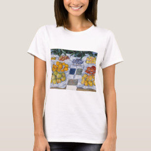 Gustave Caillebotte – スタンドにフルーツを飾る Tシャツ
