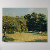 Gustave Caillebotte – トラウビルの庭園 ポスター (正面)